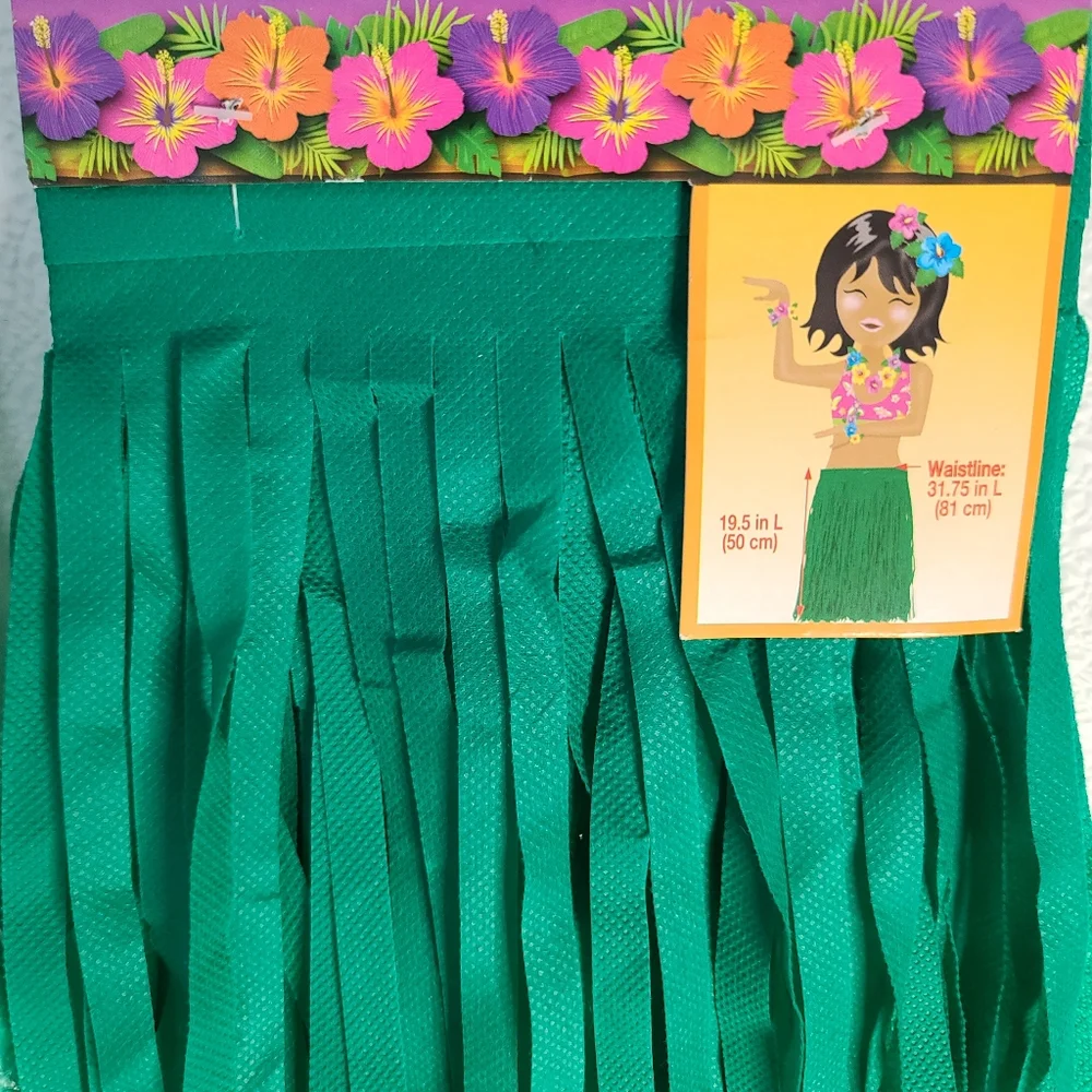 Luau Party Kit! Hula Skirts & Flower Necklaces!